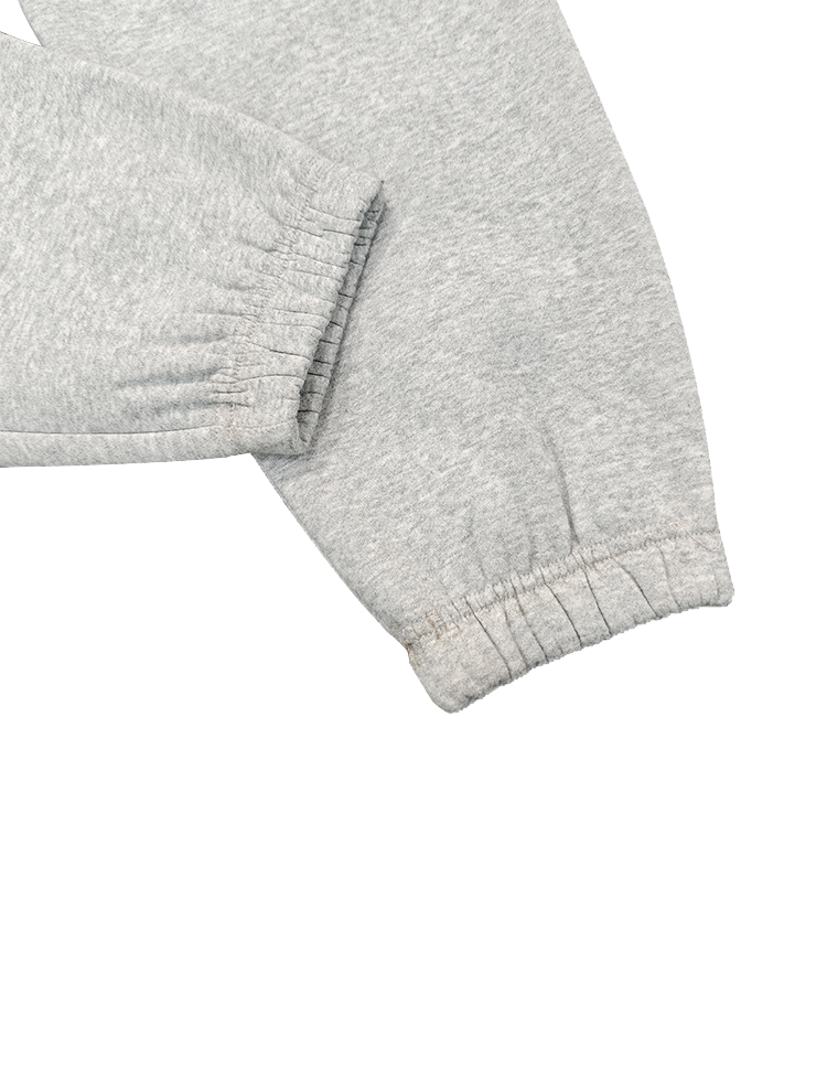 Pantaloni da jogging dritti da indossare tutti i giorni, in pile di cotone caldo pesante da 350 g/m², all'ingrosso