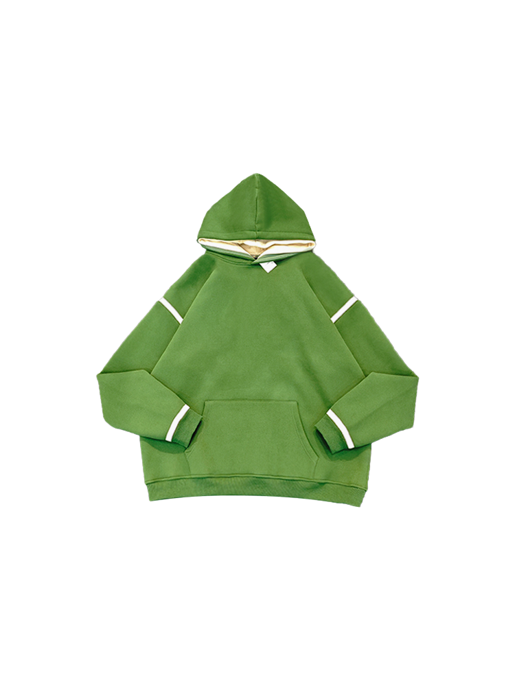 Felpa con cappuccio oversize Double Cap con logo e marchio personalizzati, stile speciale, unisex