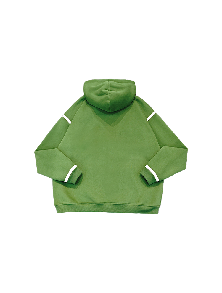 Felpa con cappuccio oversize Double Cap con logo e marchio personalizzati, stile speciale, unisex