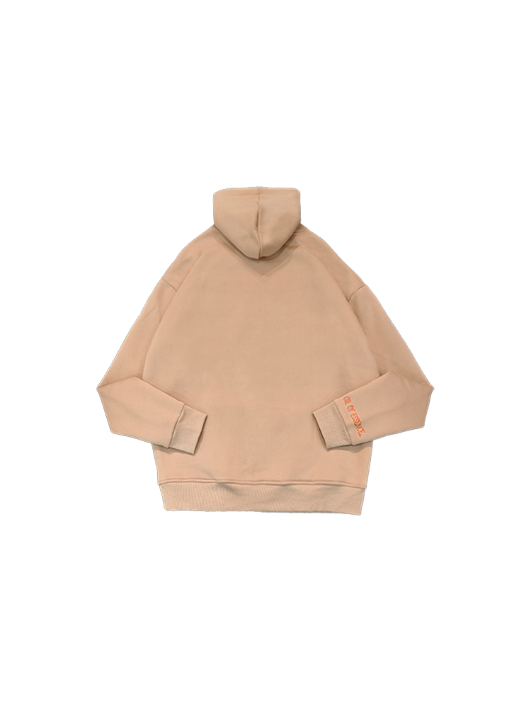 Felpa con cappuccio in raso personalizzata con fodera in seta e pullover interno