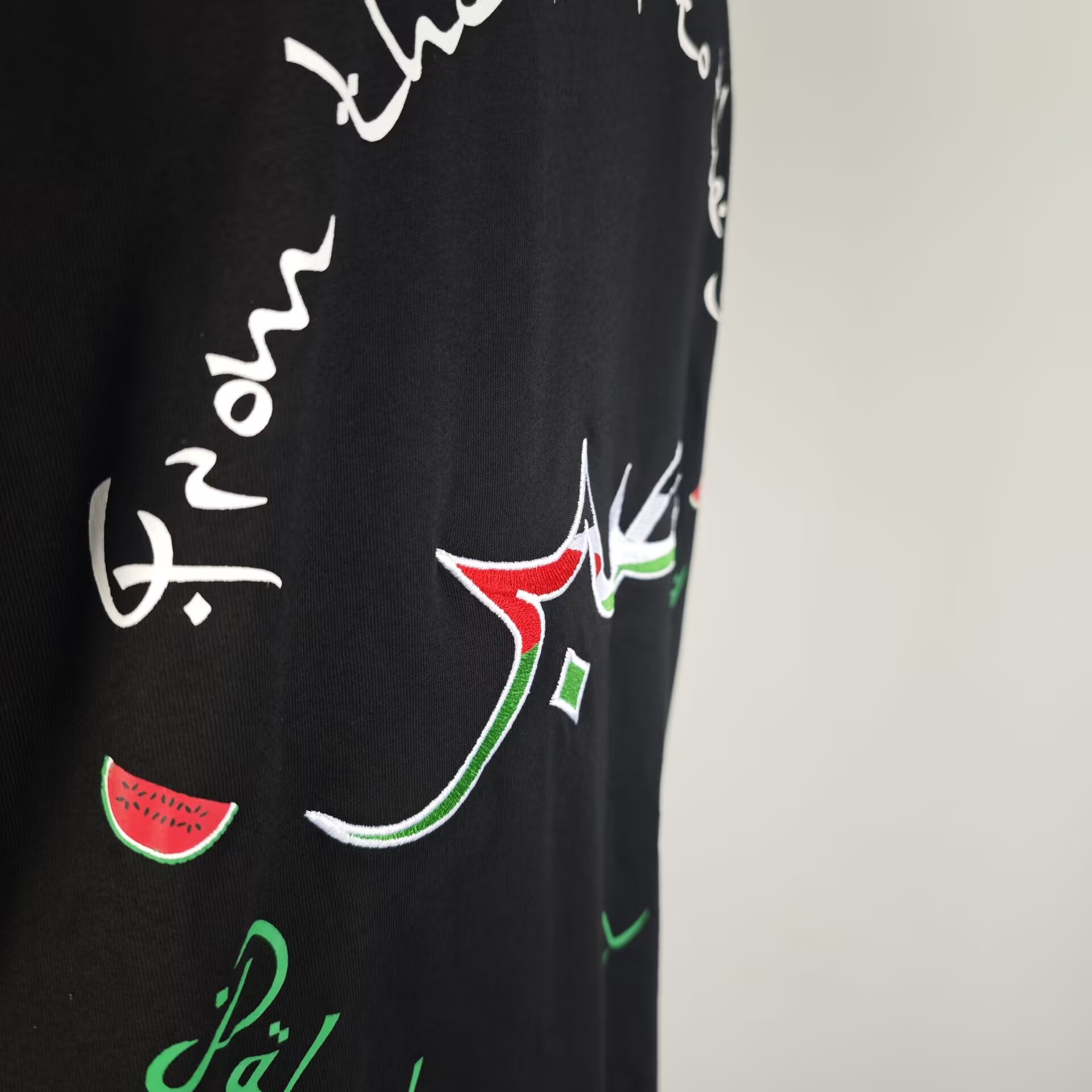 Produttore personalizzato pesante Y2k Graphic Print Tshirts High Street Regular Fit girocollo Tshirts stampate da uomo