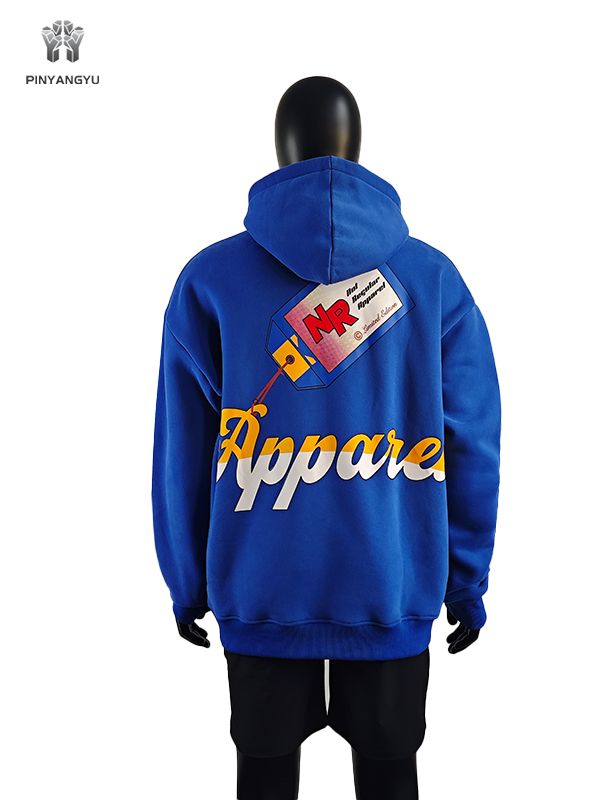 Felpa con cappuccio con stampa serigrafica e logo colorato
