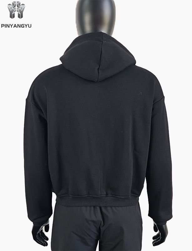 Felpa con cappuccio personalizzata con doppia cerniera e ricamo patch