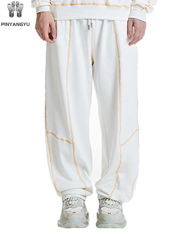 Logo personalizzato Pantaloni sportivi da jogging vuoti Pantaloni sportivi in ​​cotone 100% di alta qualit&agrave; Pantaloni sportivi in ​​cotone pesante Street French Terry