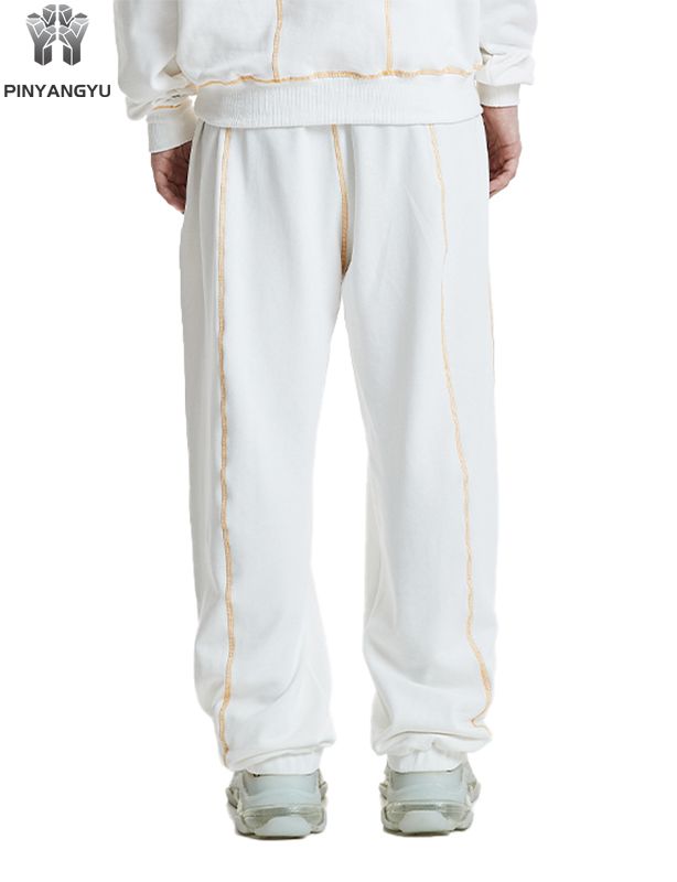 Logo personalizzato Pantaloni sportivi da jogging vuoti Pantaloni sportivi in ​​cotone 100% di alta qualit&agrave; Pantaloni sportivi in ​​cotone pesante Street French Terry