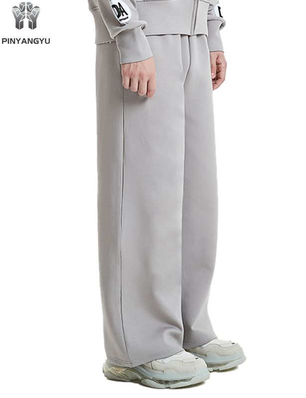Pantaloni sportivi da jogging streetwear a gamba dritta Pantaloni sportivi di alta qualit&agrave; Pantaloni sportivi all'ingrosso economici da uomo