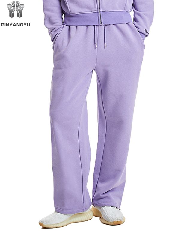 Pantaloni Y2k oversize con coulisse impilati Pantaloni larghi a gamba larga Pantaloni da jogging da uomo