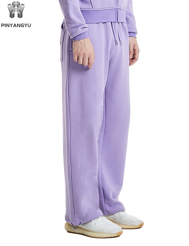 Pantaloni Y2k oversize con coulisse impilati Pantaloni larghi a gamba larga Pantaloni da jogging da uomo