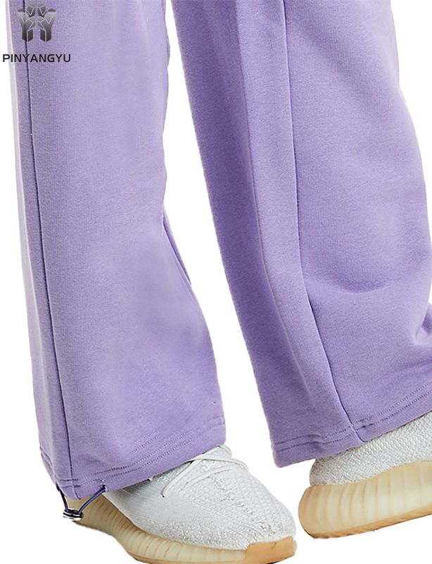 Pantaloni Y2k oversize con coulisse impilati Pantaloni larghi a gamba larga Pantaloni da jogging da uomo
