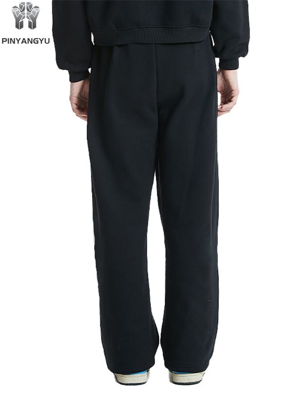 Pantaloni a gamba dritta traspiranti e larghi con effetto lavaggio