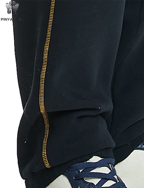 Pantaloni svasati personalizzati Pantaloni sportivi svasati foderati in spugna da uomo Pantaloni sportivi svasati da jogging marroni pesanti bianchi slim fit unisex