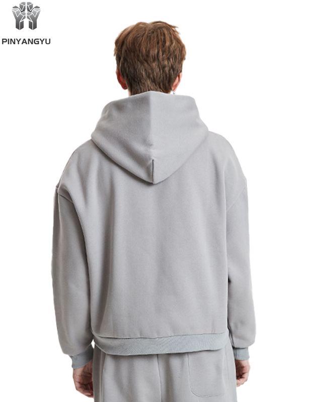Felpa con cappuccio oversize unisex in french terry Colletto corto con cappuccio di alta qualit&agrave; Stampa personalizzata ricamata Casual XS XXS per l'autunno
