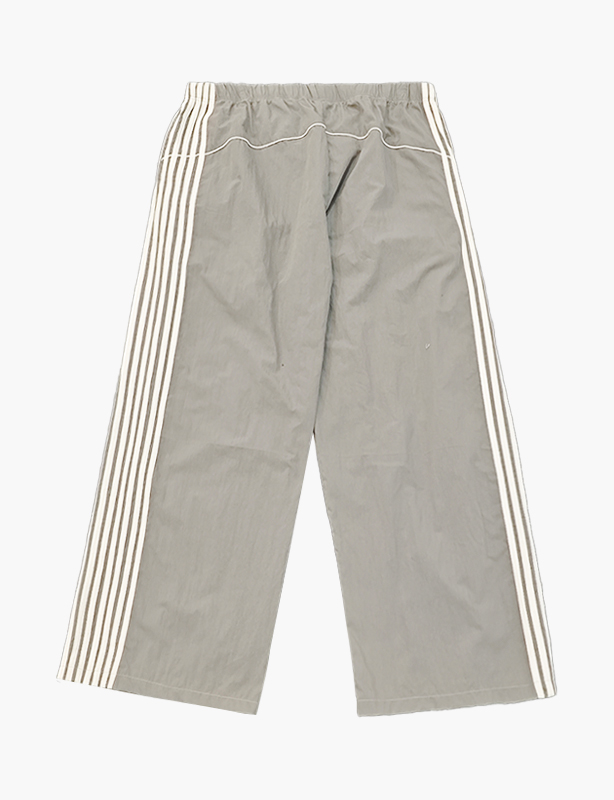 Pantaloni sportivi da uomo pesanti in nylon super larghi con stampa personalizzata, pantaloni sportivi larghi con stampa oversize, pantaloni con coulisse