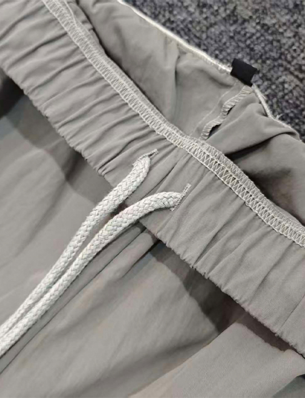 Pantaloni sportivi da uomo pesanti in nylon super larghi con stampa personalizzata, pantaloni sportivi larghi con stampa oversize, pantaloni con coulisse