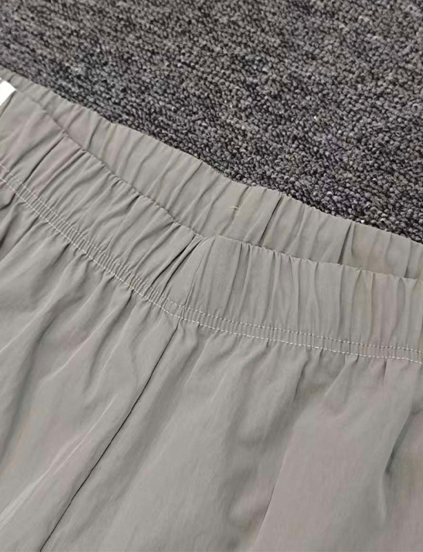 Pantaloni sportivi da uomo pesanti in nylon super larghi con stampa personalizzata, pantaloni sportivi larghi con stampa oversize, pantaloni con coulisse