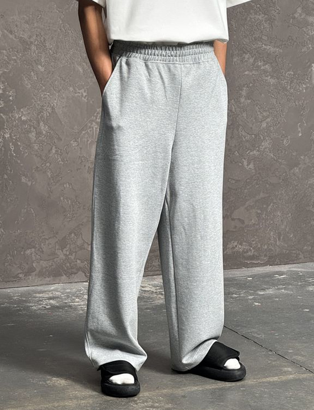 Pantaloni sportivi in ​​pile da uomo Factory con tasche: pantaloni da jogging morbidi e comodi per l'allenamento e l'abbigliamento casual