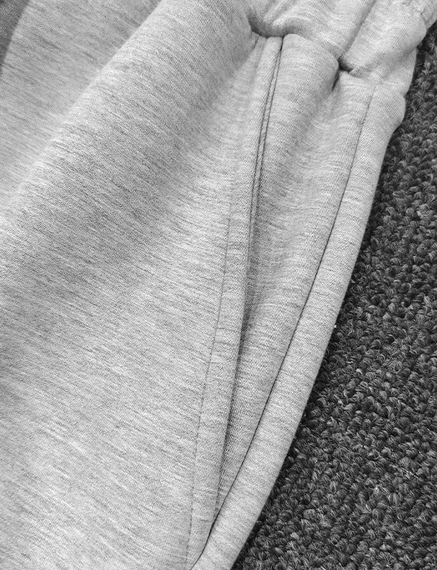 Pantaloni sportivi in ​​pile da uomo Factory con tasche: pantaloni da jogging morbidi e comodi per l'allenamento e l'abbigliamento casual