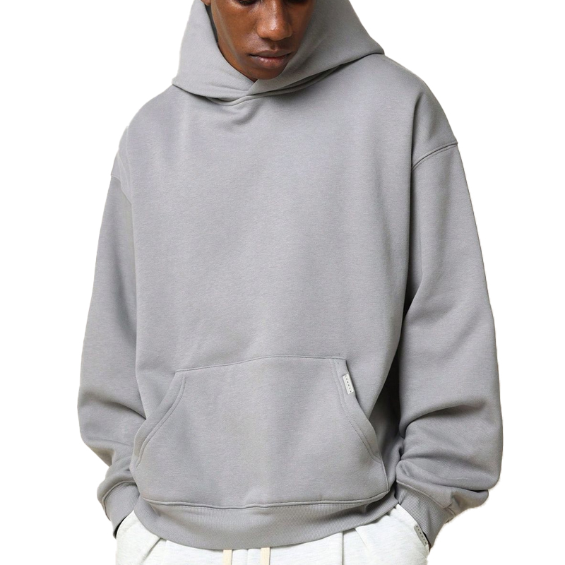 Felpa con cappuccio classica da uomo OEM - Felpa con cappuccio casual in morbido pile