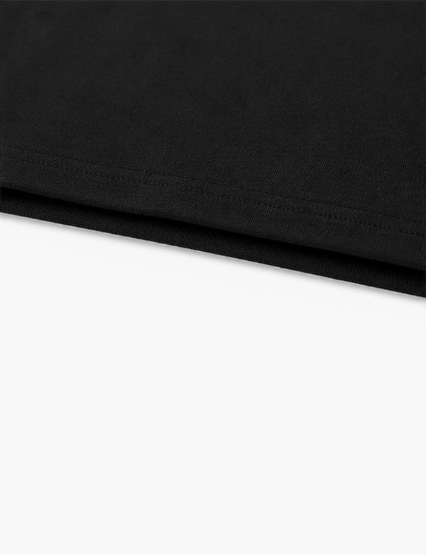 Felpe girocollo personalizzate dal taglio corto: design trendy a maniche lunghe con orlo alto in puro cotone premium, perfette per strati o stile streetwear autonomo