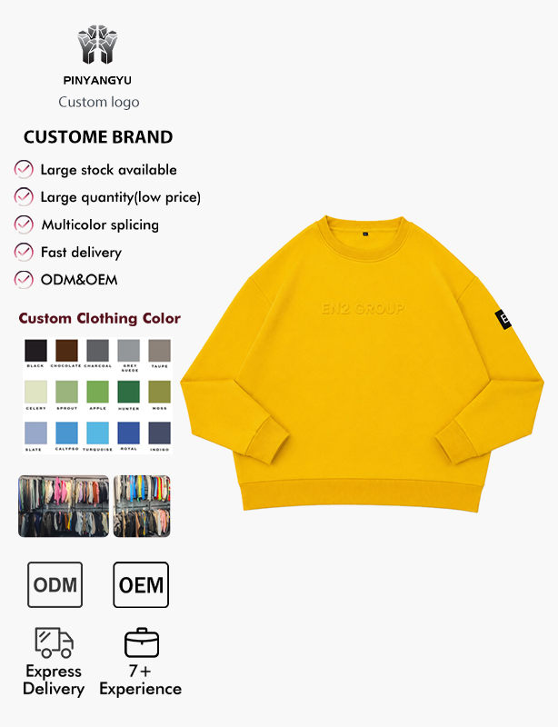 Felpe girocollo personalizzate &ndash; Oltre 40 colori &times; 10+ tessuti &ndash; Combinazioni personalizzate illimitate